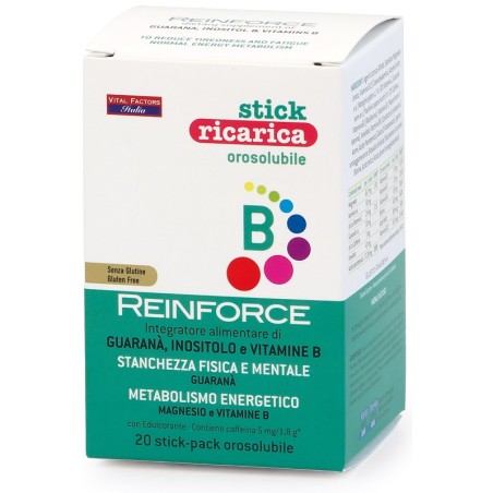 Reinforce Vitamine B Orosolubile Ricarica 20 Stick