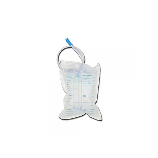Sacca Urina Letto 2 L Senza Valvola Rubinetto T Tubo 130Cm