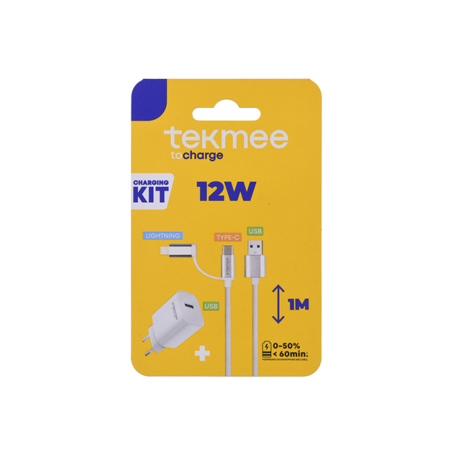Tekmee set da ricarica 2-in-1 da USB