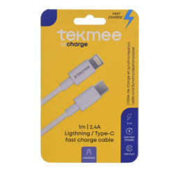 Cavo USB 1 metro da Type C carica rapida iphone