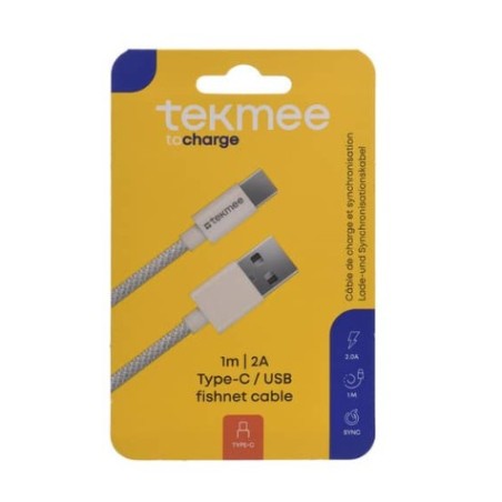 Tekmee Cavo di ricarica da USB-A a USB-C Tekmee Cavo di ricarica da USB-A a USB-C