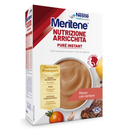Nestlè Meritene Pure' Instant Manzo Con Verdure