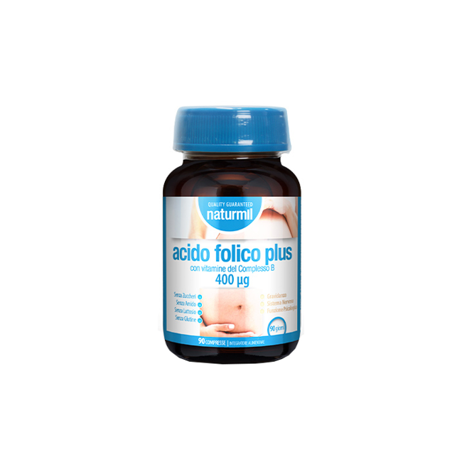 Naturmil acido folico plus integratore 90 compresse Naturmil acido folico plus integratore 90 compresse
