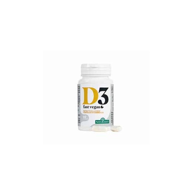 Naturando D3 Fast Vegan integratore 60 Capsule Naturando D3 Fast Vegan integratore 60 Capsule