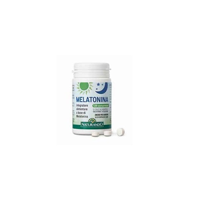 Naturando Melatonina integratore 120 Compresse Naturando Melatonina integratore 120 Compresse