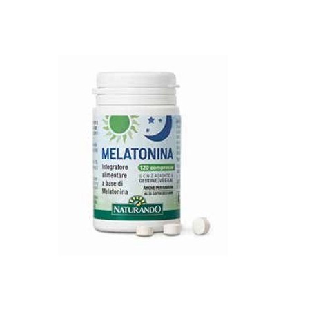 Naturando Melatonina integratore 120 Compresse Naturando Melatonina integratore 120 Compresse