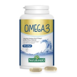 Naturando Omega 3 integratore 100 Perle