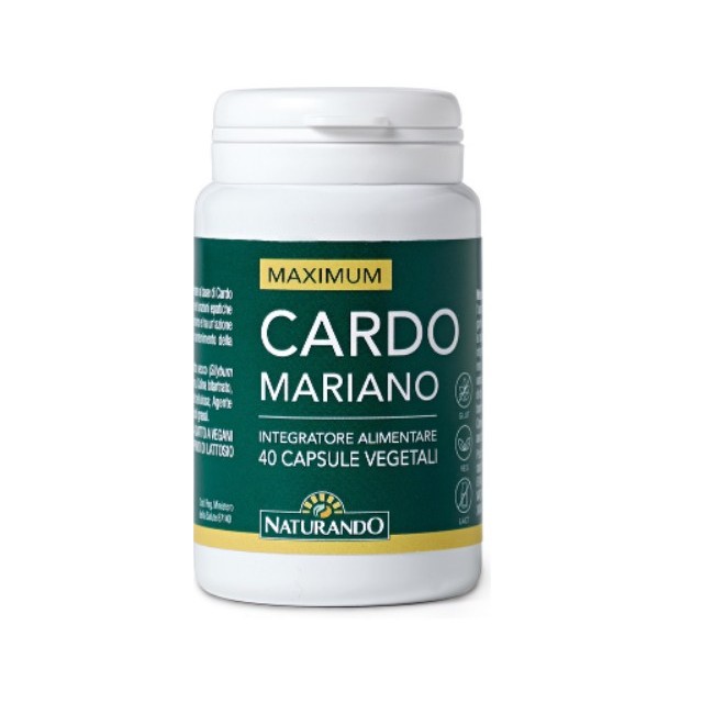 Naturando Maximum Cardo Mariano integratore 40 Capsule Naturando Maximum Cardo Mariano integratore 40 Capsule