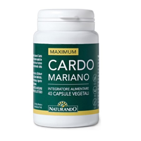 Naturando Maximum Cardo Mariano integratore 40 Capsule Naturando Maximum Cardo Mariano integratore 40 Capsule