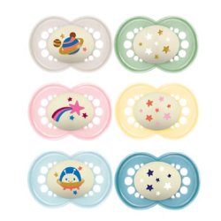 succhietto original night 6+ silicone 2 pezzi