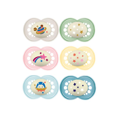 succhietto original night 6+ silicone 2 pezzi