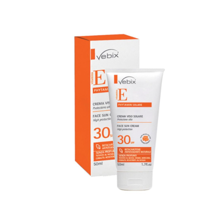 Vebix phytamin solare crema viso spf 30 Vebix phytamin solare crema viso spf 30