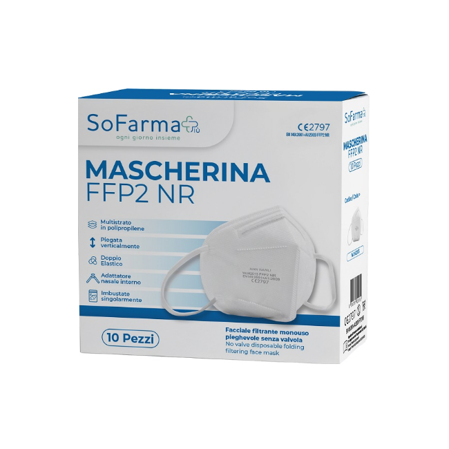 Sofarmapiu Mascherina ffp2 bianca