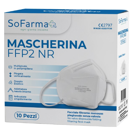 Sofarmapiu Mascherina ffp2 bianca