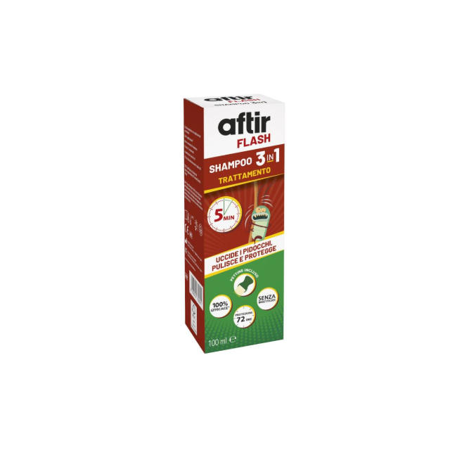 Aftir flash shampoo per pidocchi 3in1 100 ml