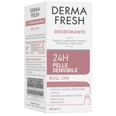 Dermafresh 24h pelle sensibile roll on