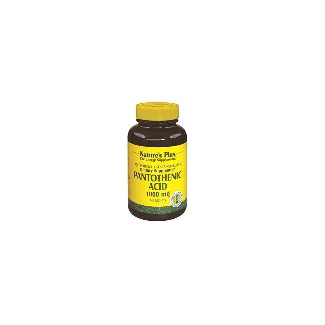 Nature's Plus Acido Pantotenico 60 Tavolette Nature's Plus Acido Pantotenico 60 Tavolette