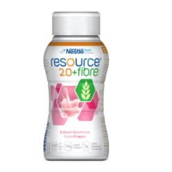 Nesltè Resource 2,0+fibre Fragola Alimento Nutrizionale 200ml