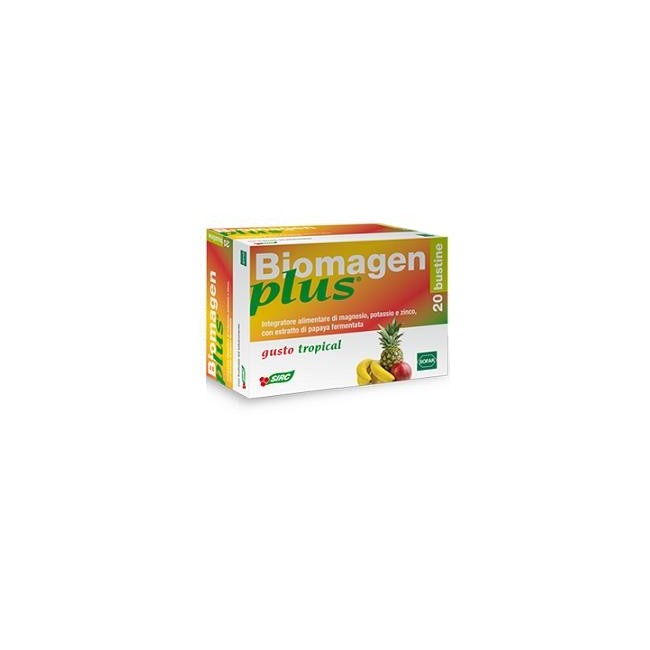 Biomagen Plus Tropical 20 Buste Astuccio 100 G Biomagen Plus Tropical 20 Buste Astuccio 100 G