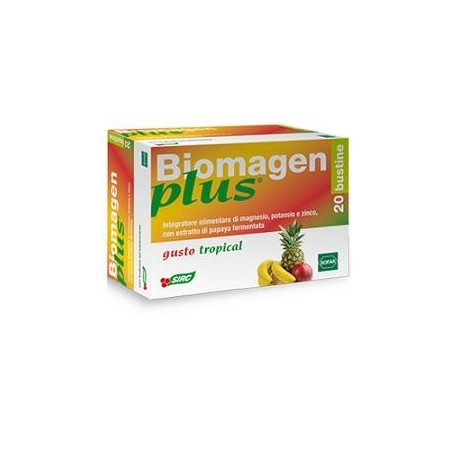 Biomagen Plus Tropical 20 Buste Astuccio 100 G Biomagen Plus Tropical 20 Buste Astuccio 100 G