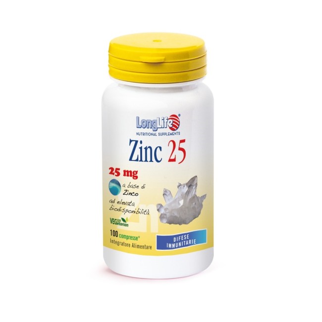 Longlife Zinc 100 Compresse Longlife Zinc 100 Compresse