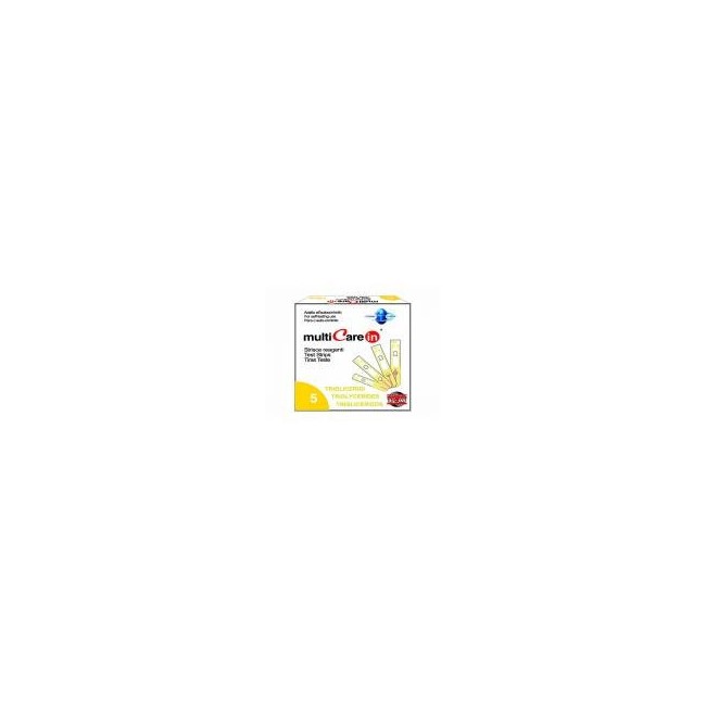Multicare In Strisce Trigliceridi 5 Strisce Multicare In Strisce Trigliceridi 5 Strisce