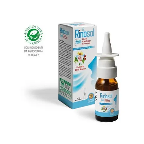 Rinosol 2 Act Spray Nasale per raffreddore e sinusiti 15 Ml - Para-Farmacia  Bosciaclub