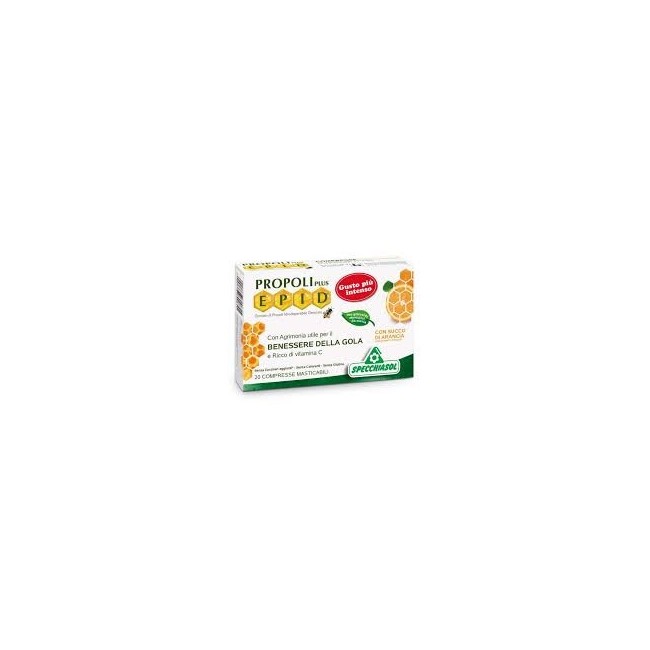 Specchiasol Propoli Plus Epid Compresse Gusto Arancio Specchiasol Propoli Plus Epid Compresse Gusto Arancio