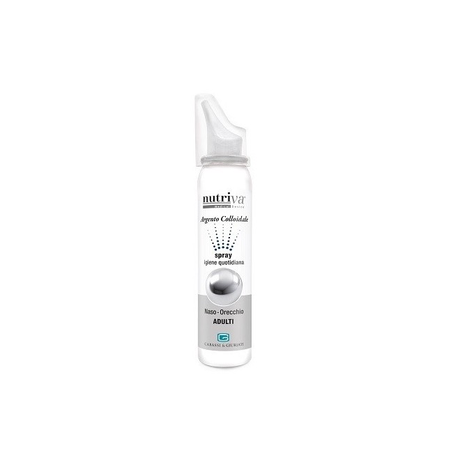 Nutriva Argento Colloidale Spray Naso Orecchio Adulti Nutriva Argento Colloidale Spray Naso Orecchio Adulti
