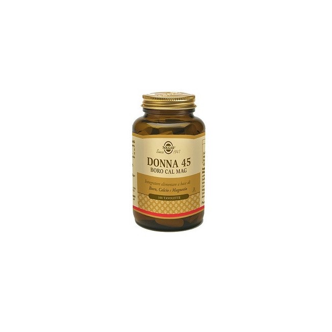 Solgar Donna 45 Boro Cal Mag 100 Tavolette Solgar Donna 45 Boro Cal Mag 100 Tavolette