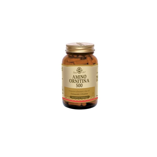 Solgar Amino Ornitina 500 50 Capsule Vegetali