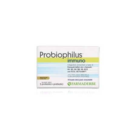 Probiophilus Immuno 12 Bustine 24 G Probiophilus Immuno 12 Bustine 24 G