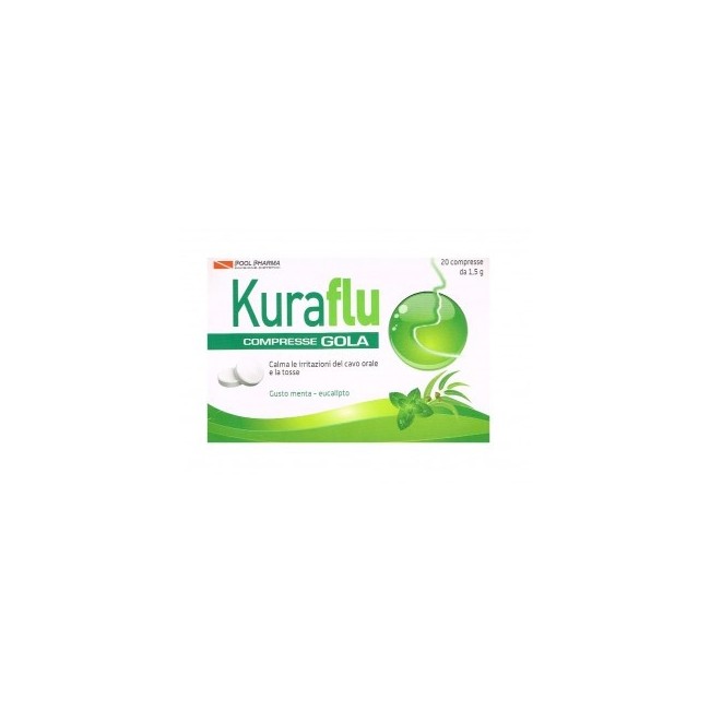 Kuraflu Gola Eucalipto 20 Compresse Kuraflu Gola Eucalipto 20 Compresse