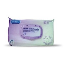 Alvita Salviette Cambio Pannolino 72 Pezzi