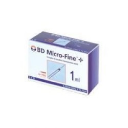 Siringa Insulina Bd 1 Ml 100 Ui Ago 29 Gauge 30 Pezzi