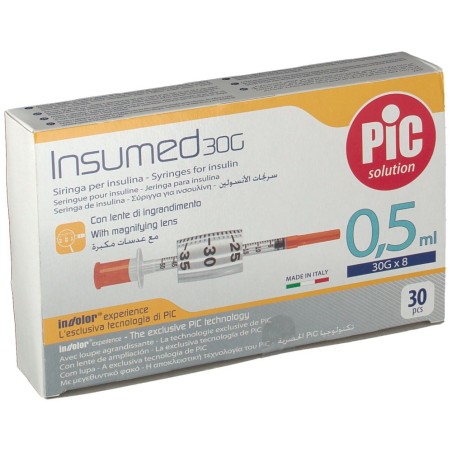 Pic Insumed Siringa Per Insulina 0,5 ml 30G