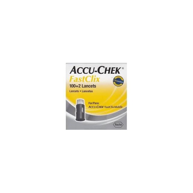 Accu-chek Fastclix 100+2lancette Accu-chek Fastclix 100+2lancette
