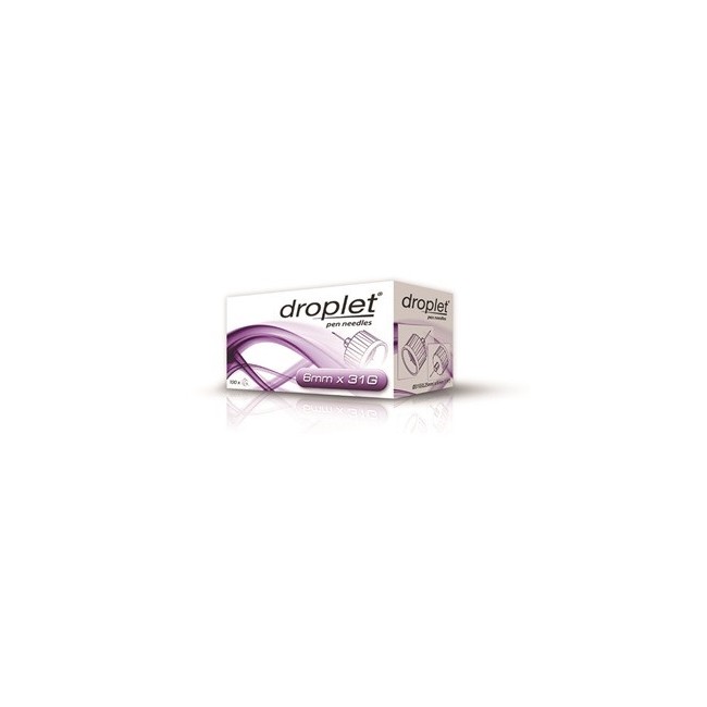 Ago Droplet Pen Ago Per Penna Da Insulina G31 6mm 100 Aghi