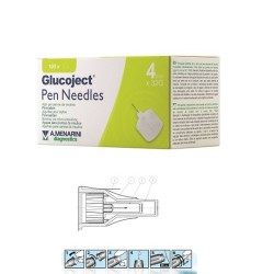 Glucoject Pen Needles Ago Per Penna Da Insulina 4mm G32