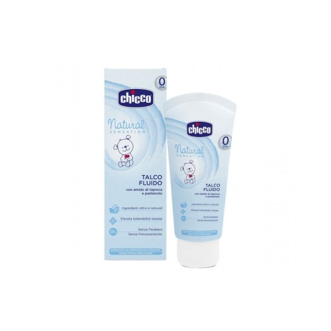 Chicco Natural Sensation Talco Fluido 100ml Chicco Natural Sensation Talco Fluido 100ml