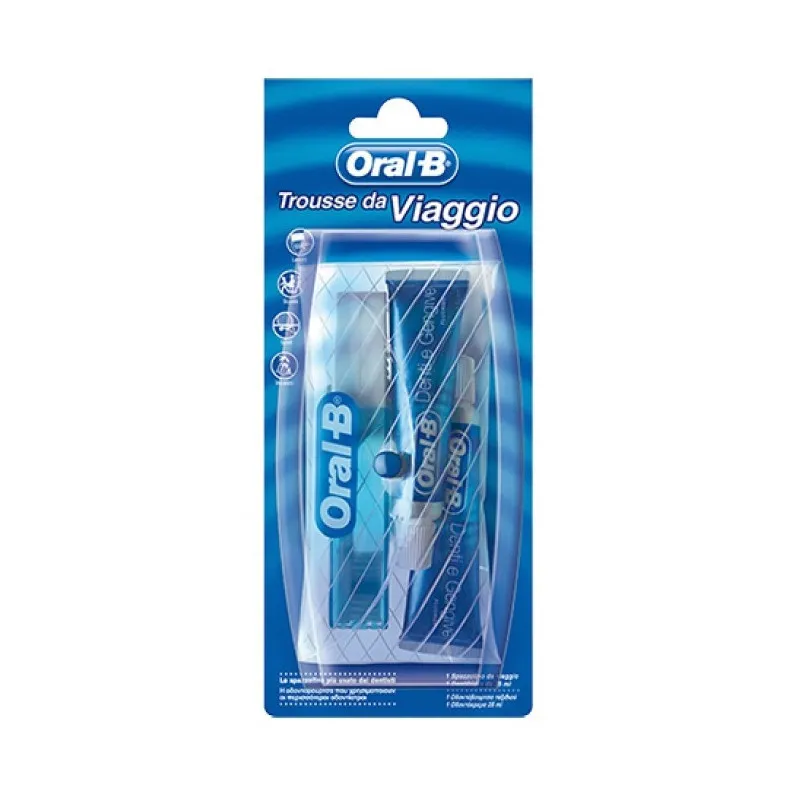 Oral B Trousse Da Viaggio Kit Spazzolino + Dentifricio - Para-Farmacia  Bosciaclub