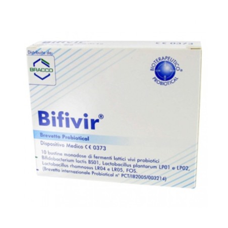 Bracco Bifivir integratore per intestino 10 bustine monodose Bracco Bifivir integratore per intestino 10 bustine monodose