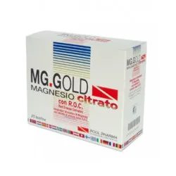 Pool pharma Mg Gold Magnesio Citrato integratore 20 Bustine