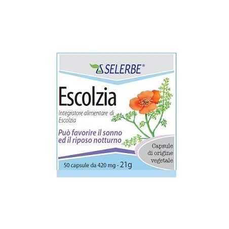 Selerbe Escolzia Estratto Secco 50 Capsule Selerbe Escolzia Estratto Secco 50 Capsule
