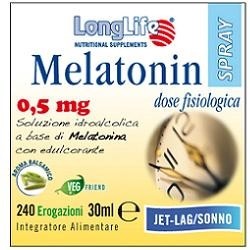Longlife Melatonin Spray 0,5mg 30 Ml