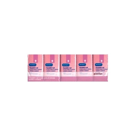 Alvita Fazzoletti Carta 10 Pezzi 10 Pacchetti