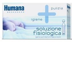 Humana Soluzione Fisiologica Monodose, 20 Flaconcini Da 5ml