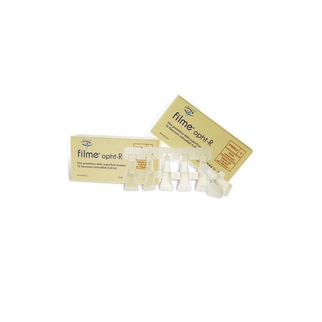 Filme Opht-r Liquido Oftalmico Protettivo 10 Flaconcini 0,5 Ml Filme Opht-r Liquido Oftalmico Protettivo 10 Flaconcini 0,5 Ml