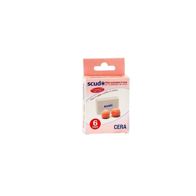 Tappo Auricolare Earplug Scudo In Cera 6 Coppie 12 Pezzi