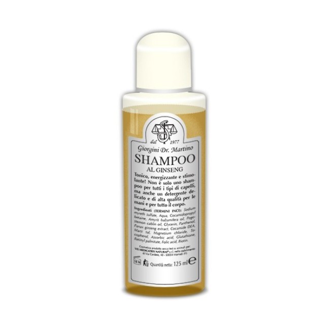 Dr Giorgini Shampoo Ginseng 250ml Dr Giorgini Shampoo Ginseng 250ml